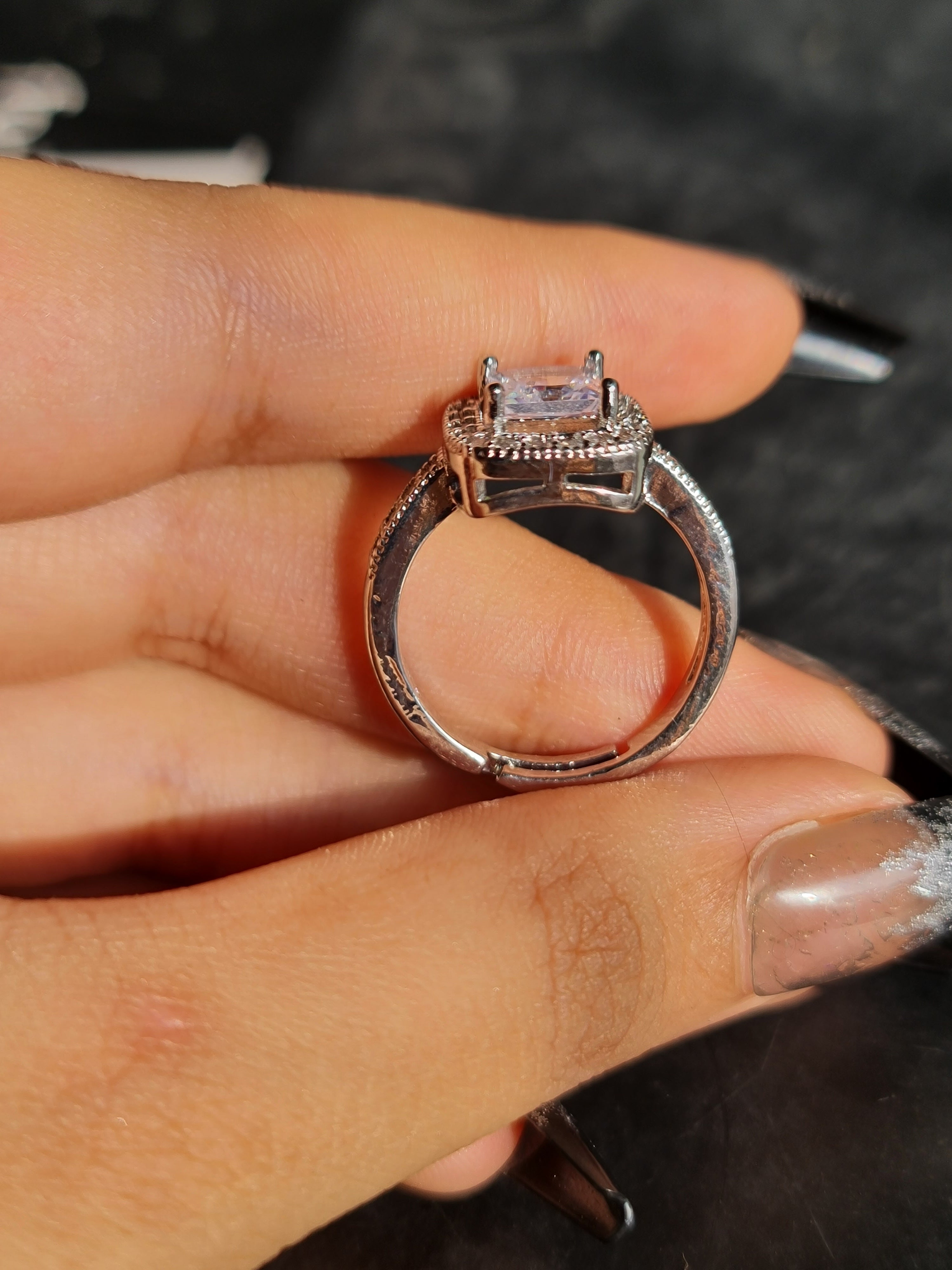 Radiant Cushion-Cut Halo Ring