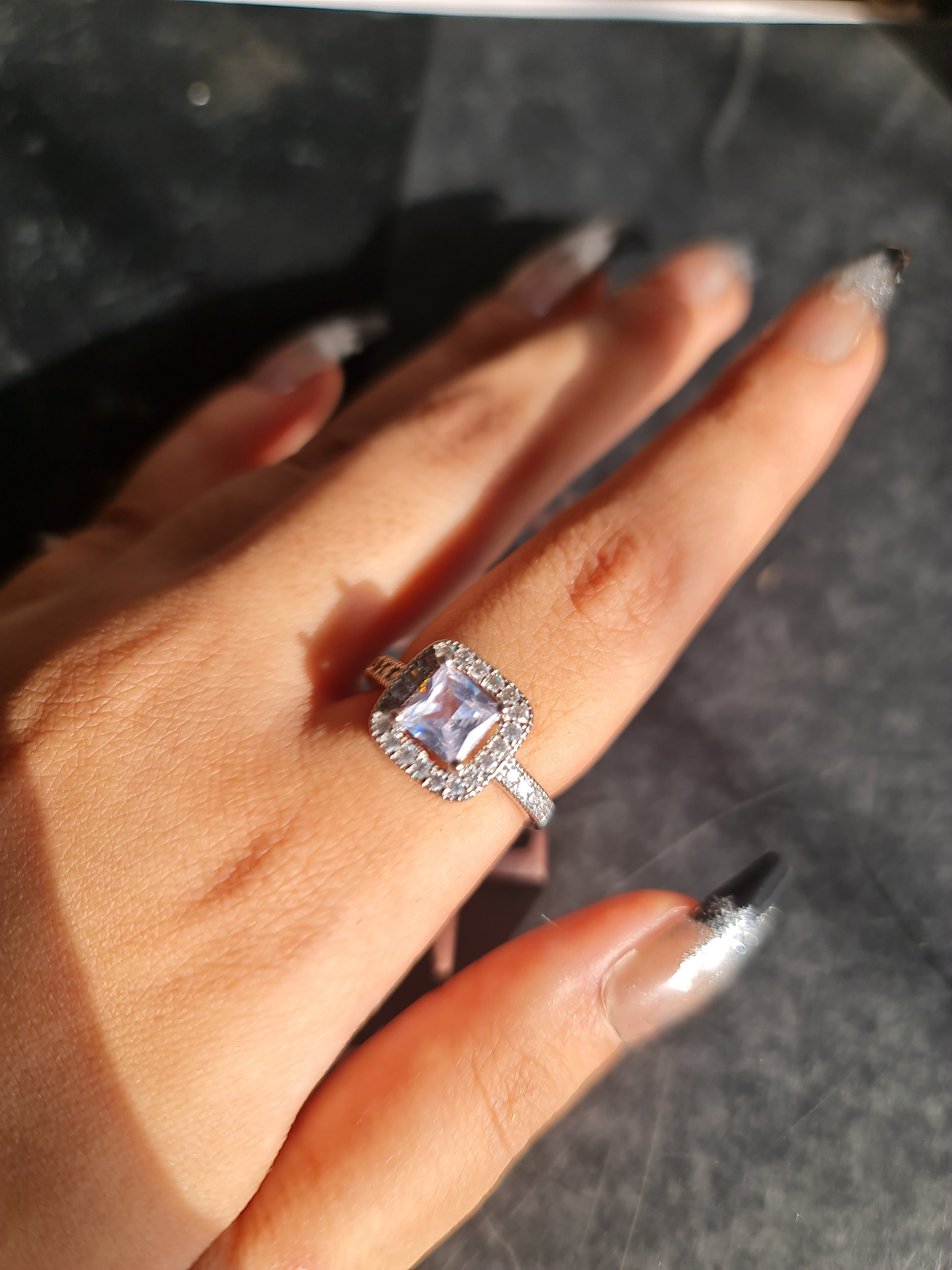 Radiant Cushion-Cut Halo Ring