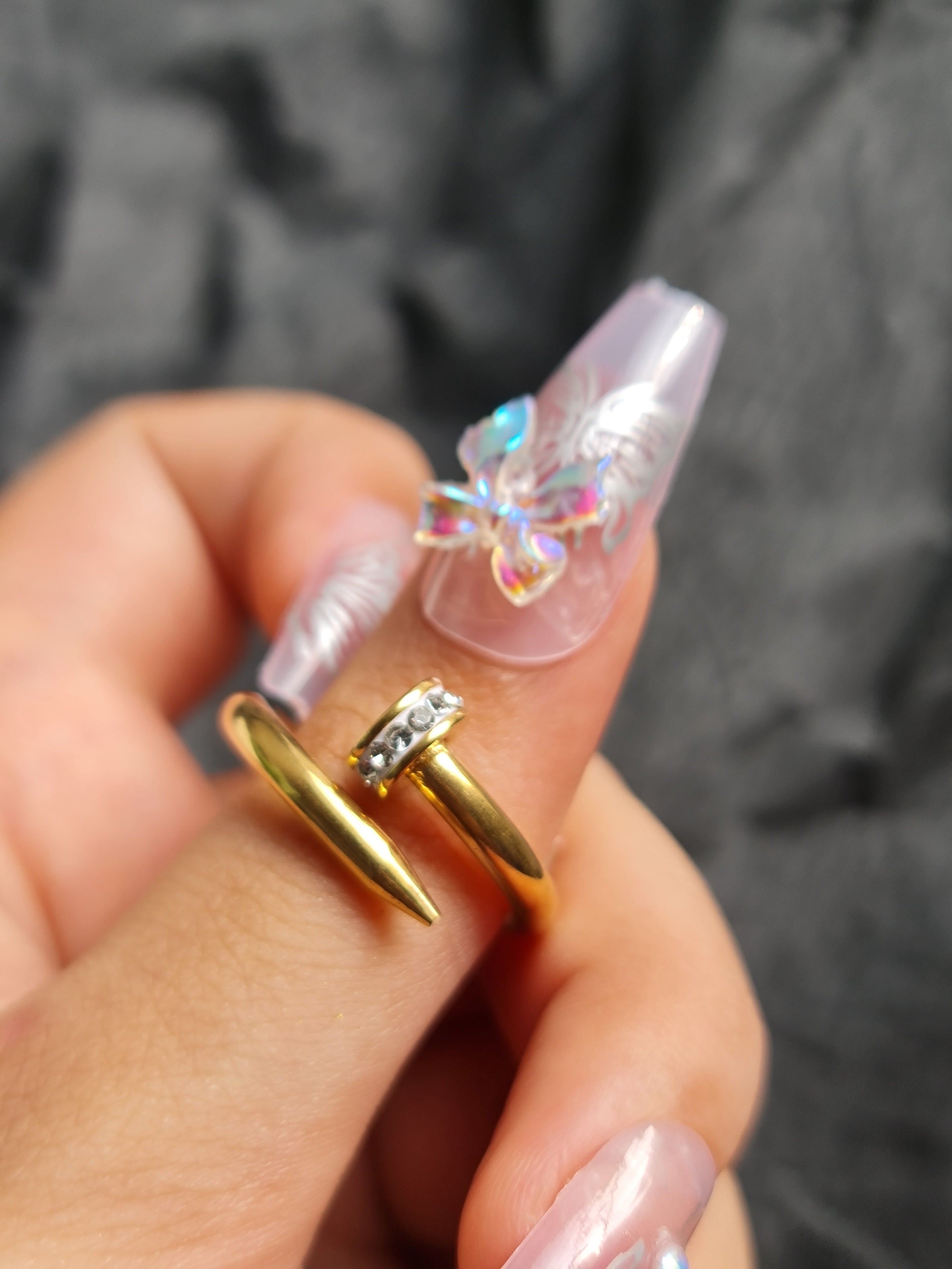 Stainless Steel Gold Sparkle Jewellery