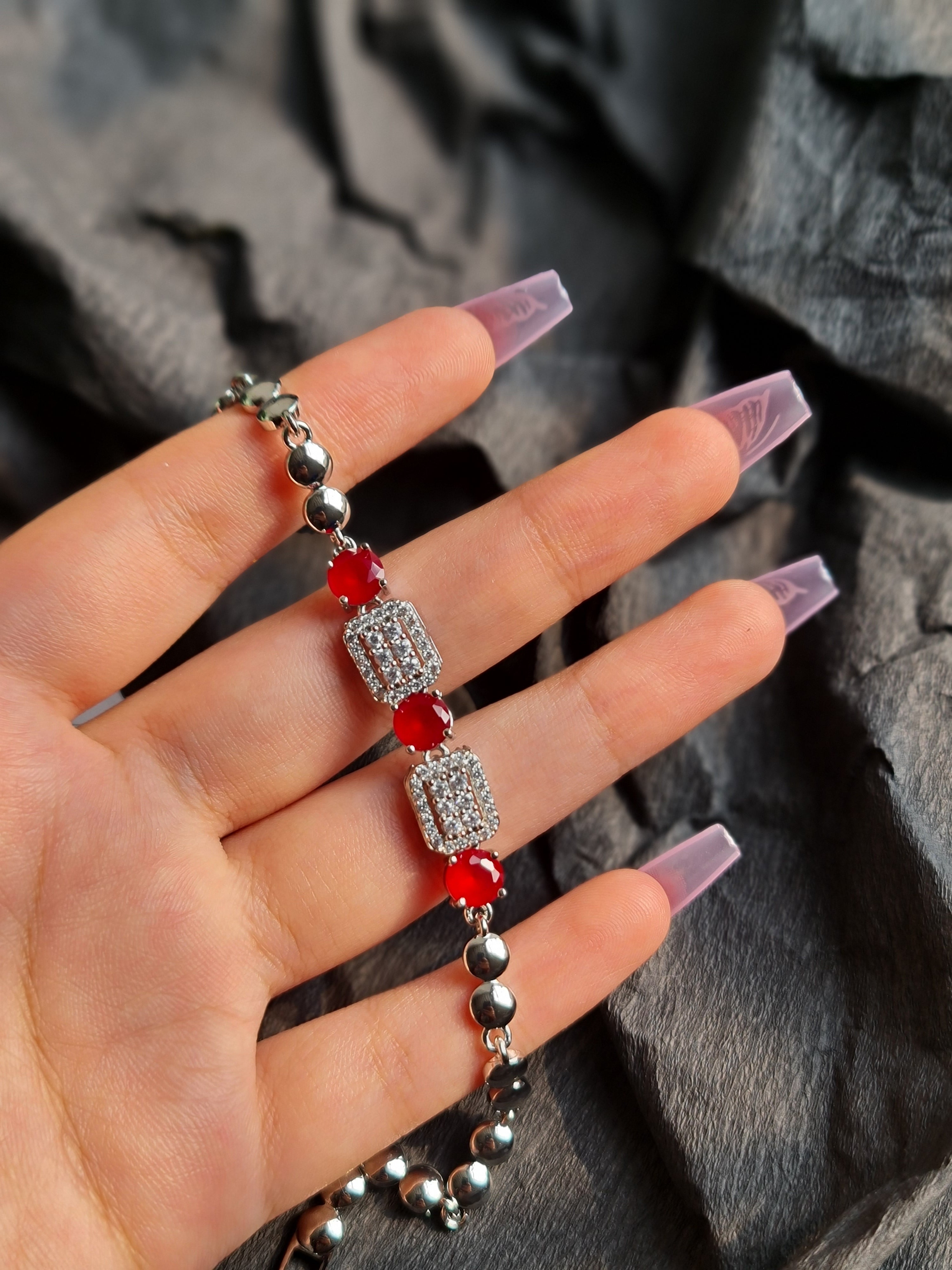 Radiant Red Sparkle Bracelet